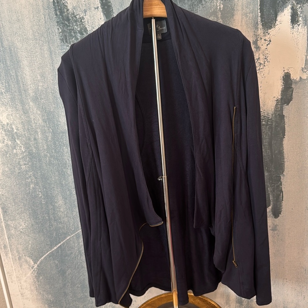 Market & Spruce Sz M Blue Cardigan